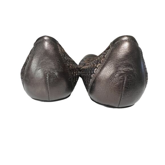 Donald J Pliner Couture Bronzed Sequin Ballet Flats 6 - Picture 6 of 6